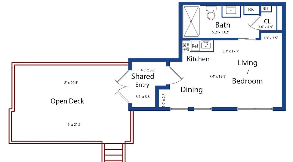 Dolphin at Trout Street Queen Suite w/ Kitchenette Marina-front + Patio