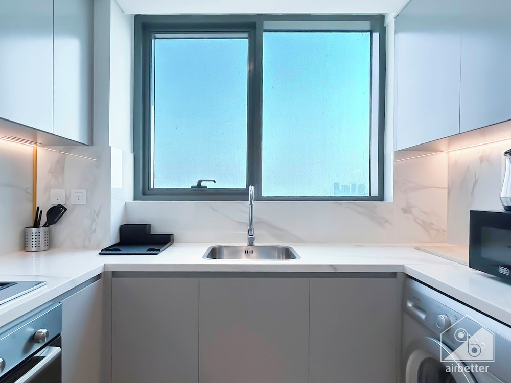 Cozy 1BR With Balcony & Views in Azizi Fawad