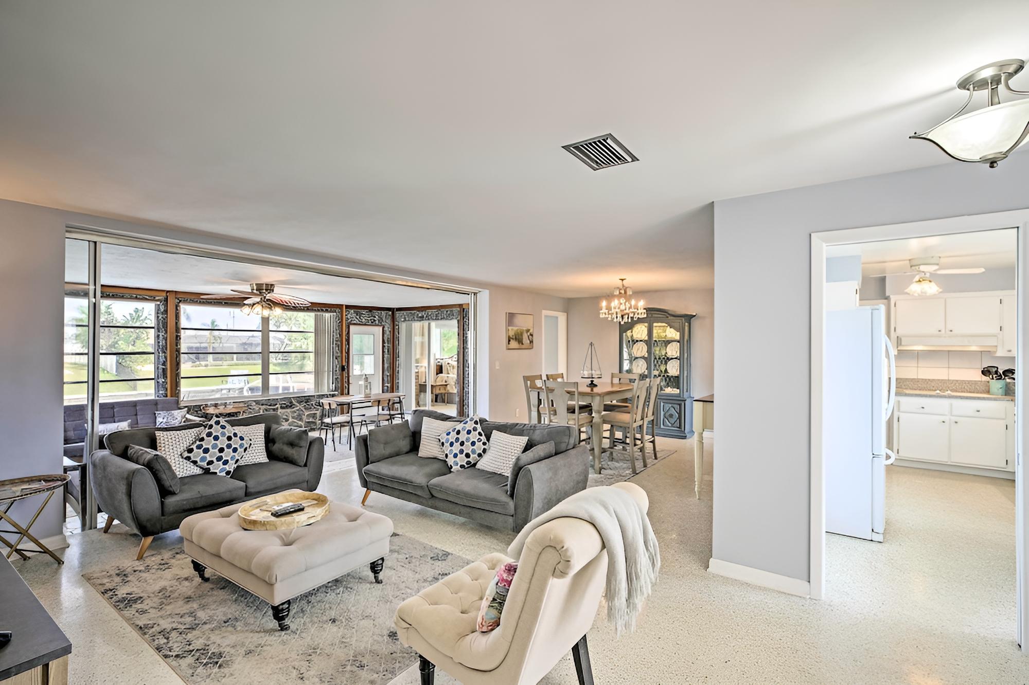 Canalfront House w/ Heated Pool & 2 Patios! view 2