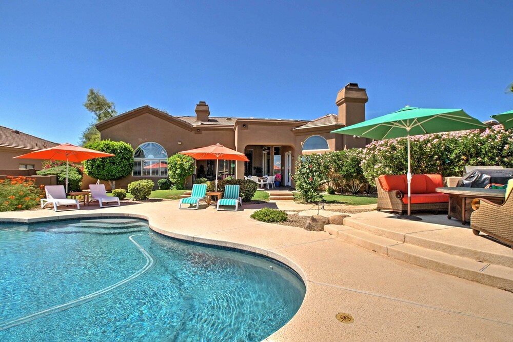 Luxe Scottsdale Home w/ Pool & Mountain Views!