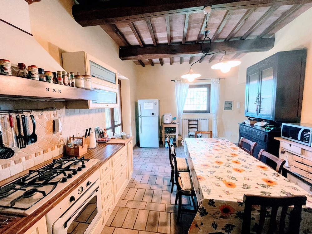 Detached Villa With Games Room, Pool, and Panoramic Views in San Damiano