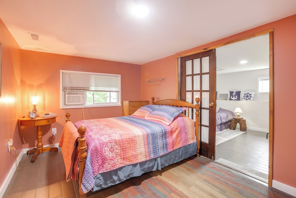 1 Mi to Burr Oak Lake: Home w/ Deck & Patio!