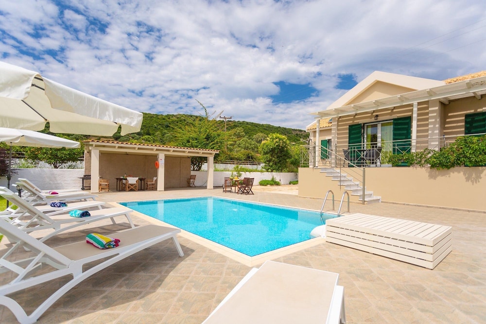 Villa Alexandra Large Private Pool Walk to Beach Sea Views A C Wifi Car Not Required Eco-frie - 1649