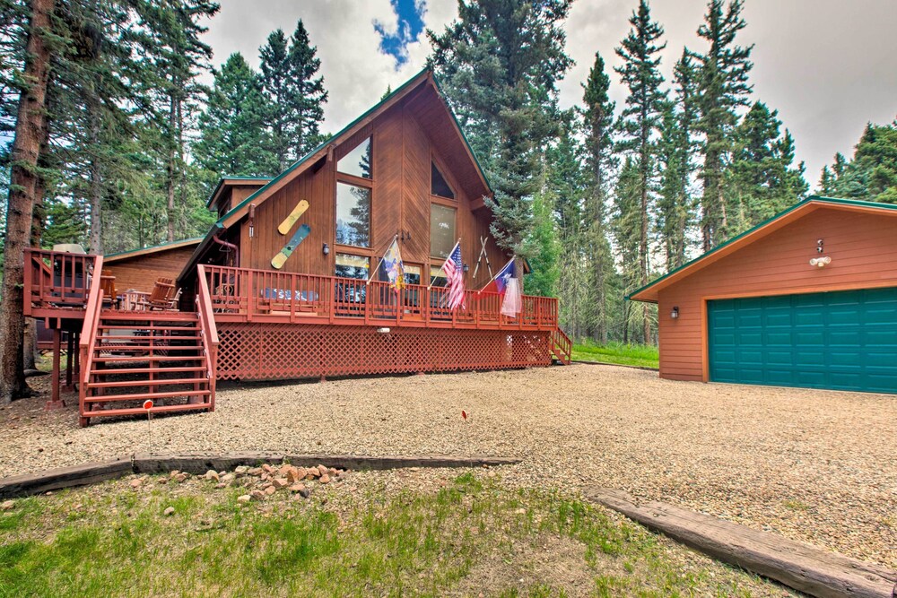 Angel Fire Cabin: Hot Tub, Fire Pit & Trail Access view 5