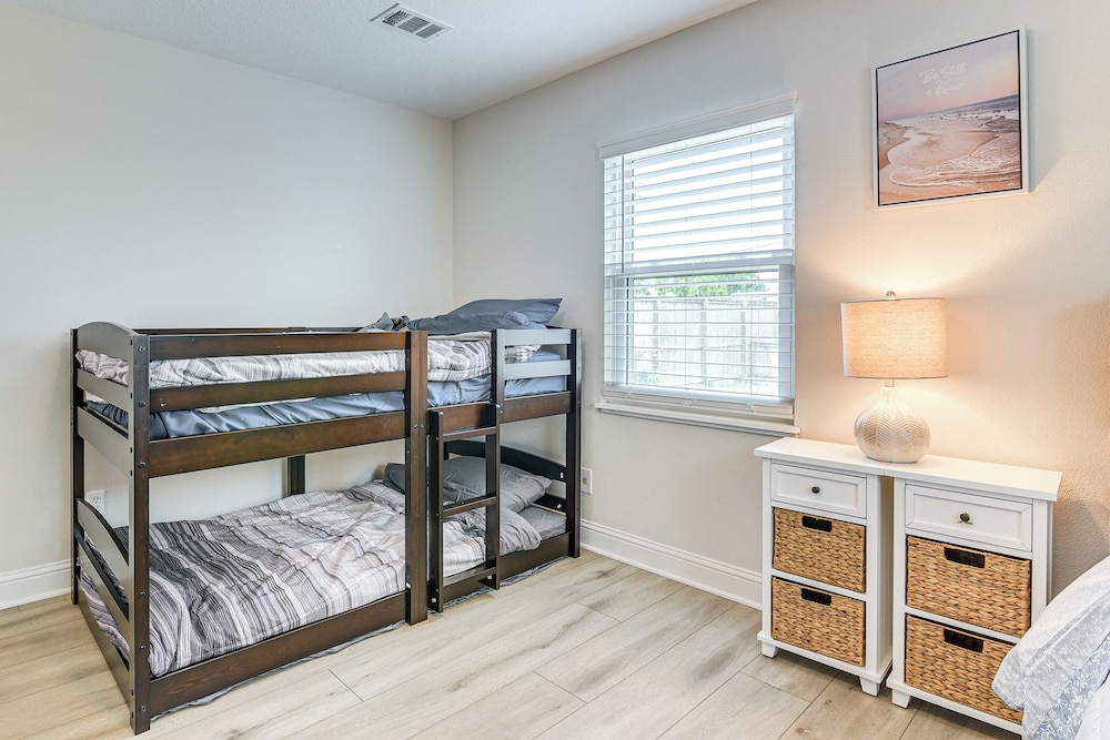Steps to Seawall: Fenced Family Home in Galveston!