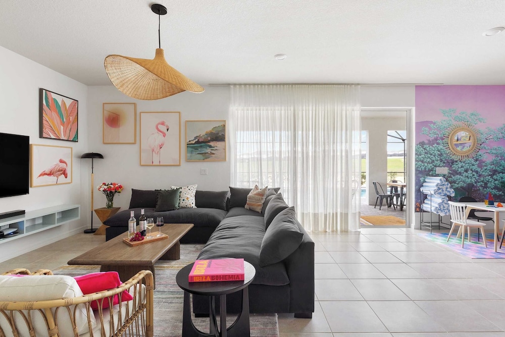 Sleeps 26! Resort Home w/ On-site Waterpark, Pool Flamingo Grove by Avantstay