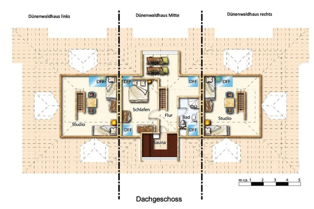 Reihenhaus Dunenwaldhaus Mitte in Trassenheide