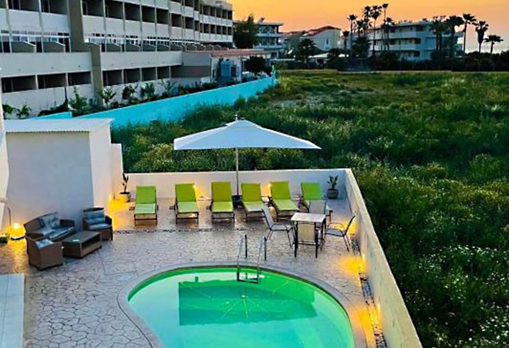 White and Blue Luxury Suites Rhodes
