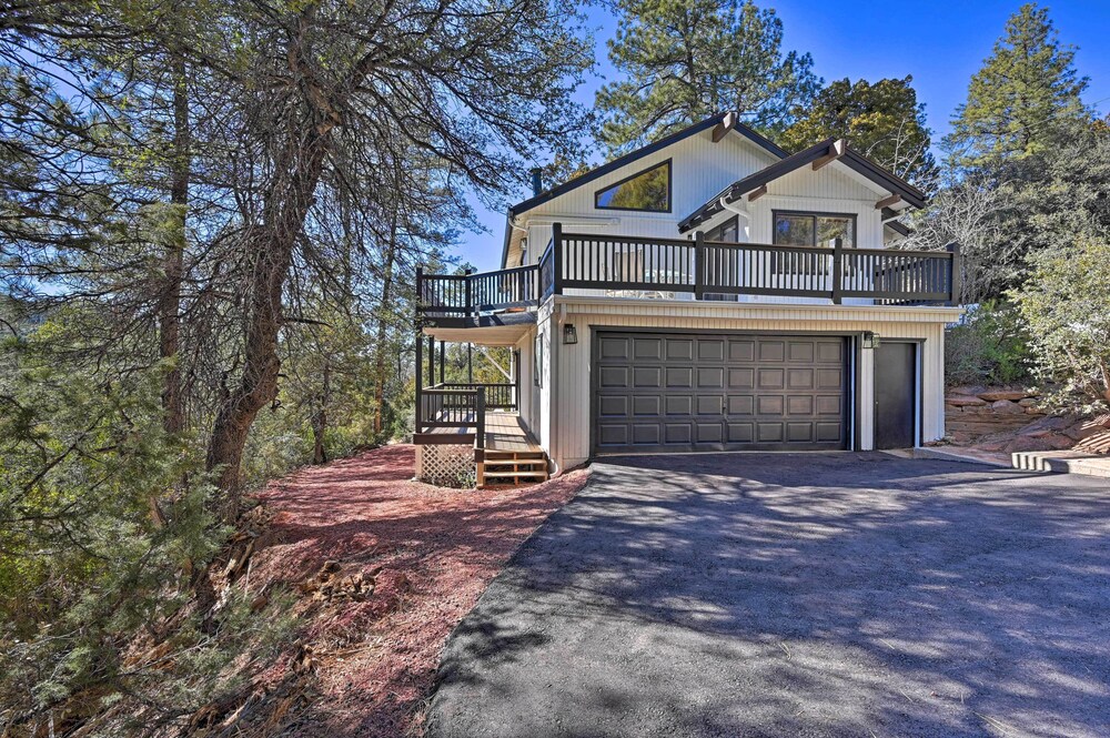 Airy Pine Cabin w/ Deck & Pool Table, Near Hiking! view 5