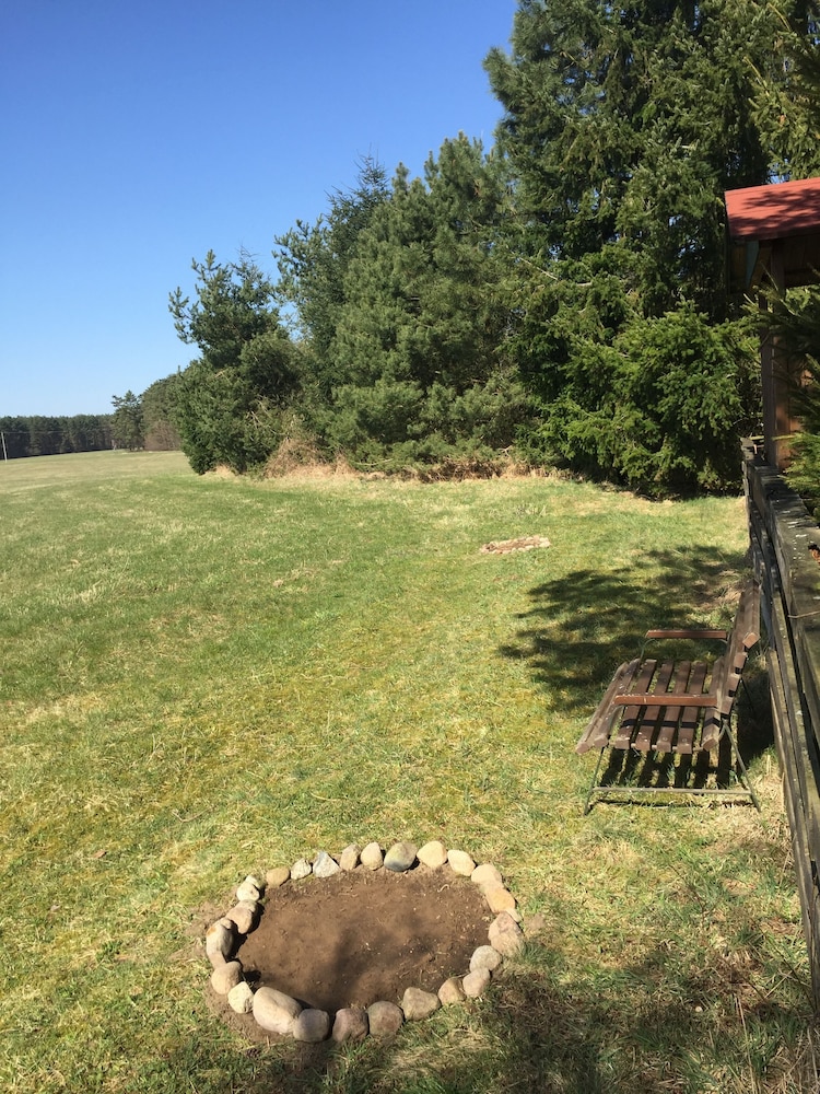 Ferienhaus Mirow-Lärz - Kamin Wald Ruhe