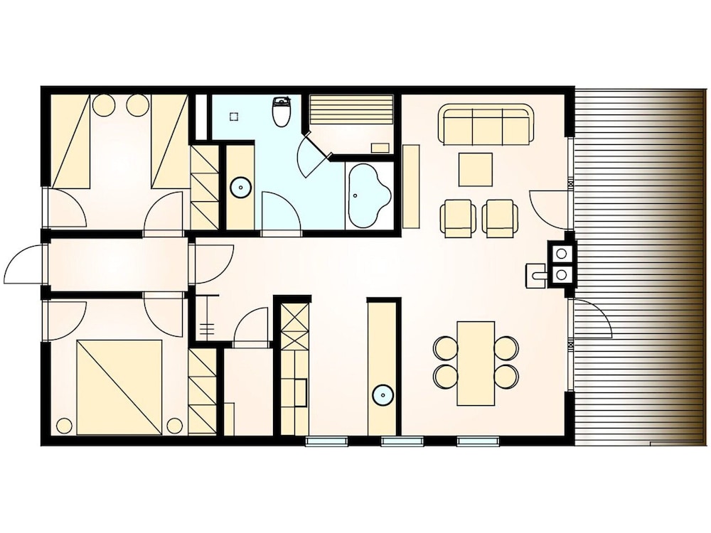 Apartment in Bad Saarow mit Terrasse