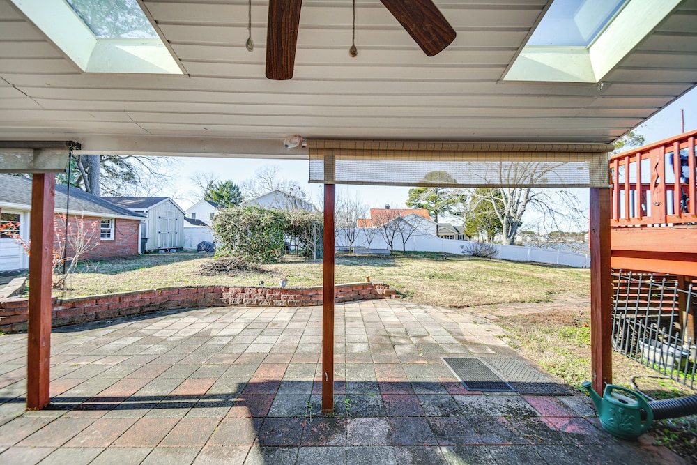 Waterfront Home w/ Dock & Yard in Hampton!