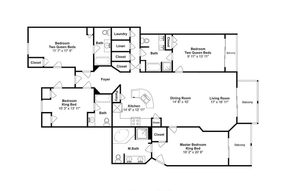 Yacht Club 2-404 4 Bedroom Condo