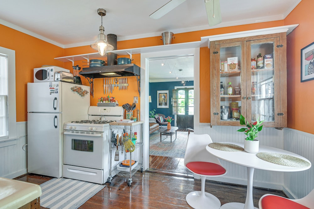 Walk to Beach: Galveston Home w/ Hot Tub