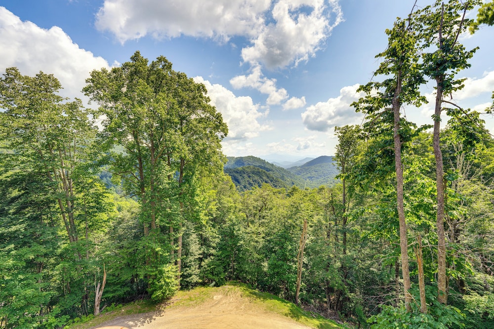 Hot Tub, Game Room & Views: Mars Hill Mtn Retreat!