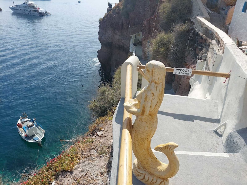 Studio in Old Port of Fira, Sea View, Santorini view 5