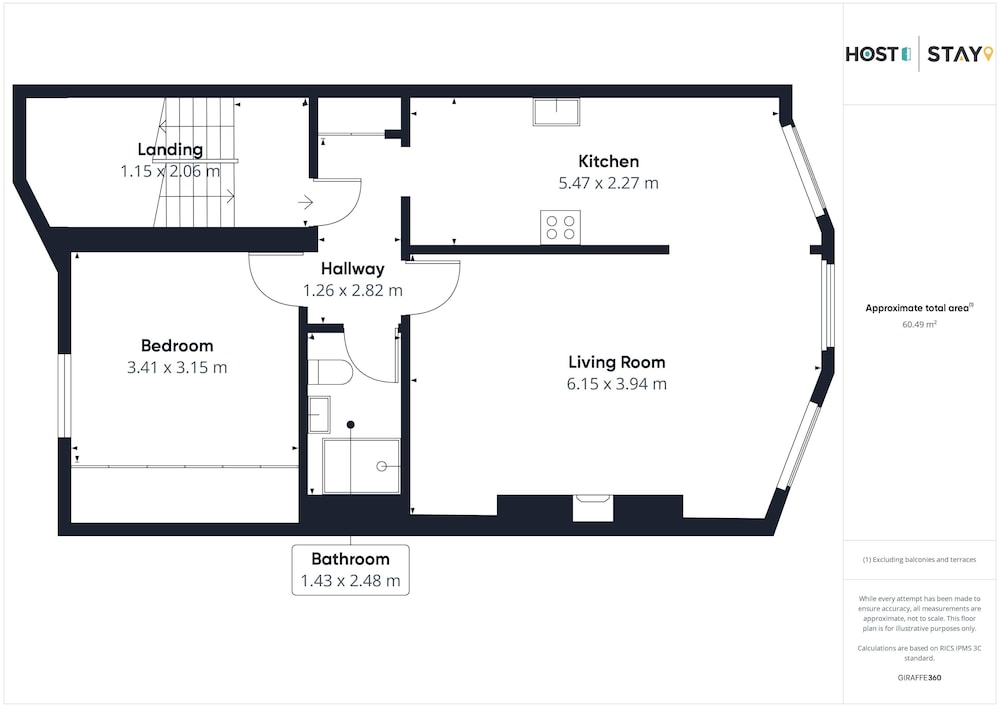 Host Stay Brunswick Place Apartment
