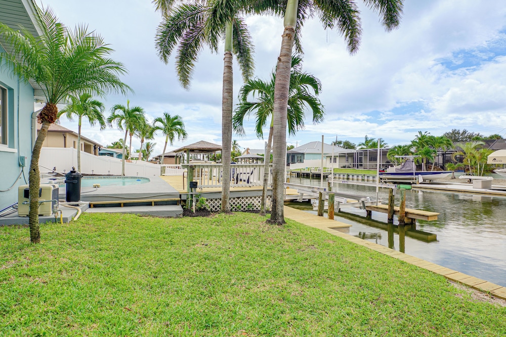 Canal-front Retreat w/ Boat Dock on Merritt Island