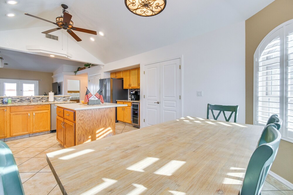 Grill, Fire Pit & Pool: Lake Havasu City Home!