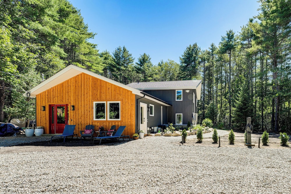 Modern Gem on 15 Acres, 5 Mi to Old Orchard Beach!
