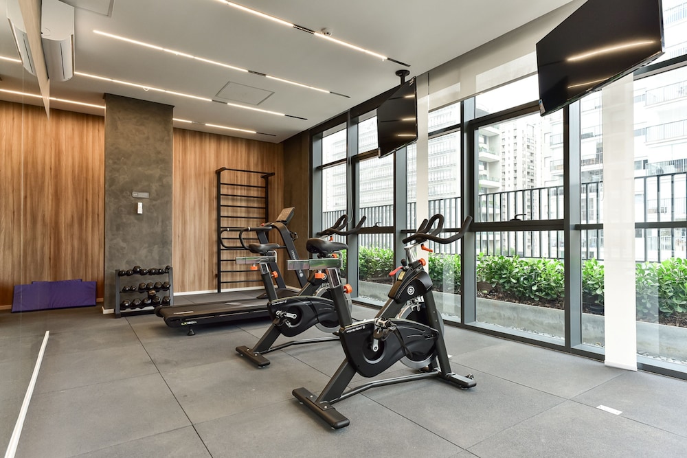 Studio Moderno c Academia a 800m do Metr Brooklin
