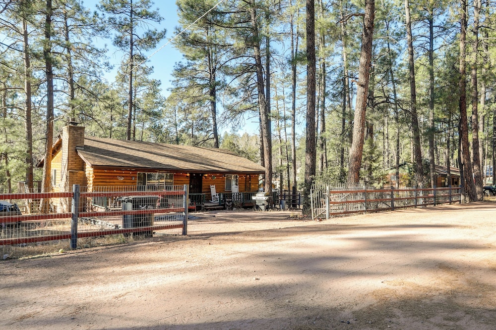 Deck & Forest Views: Black Bear Cabin' in Payson
