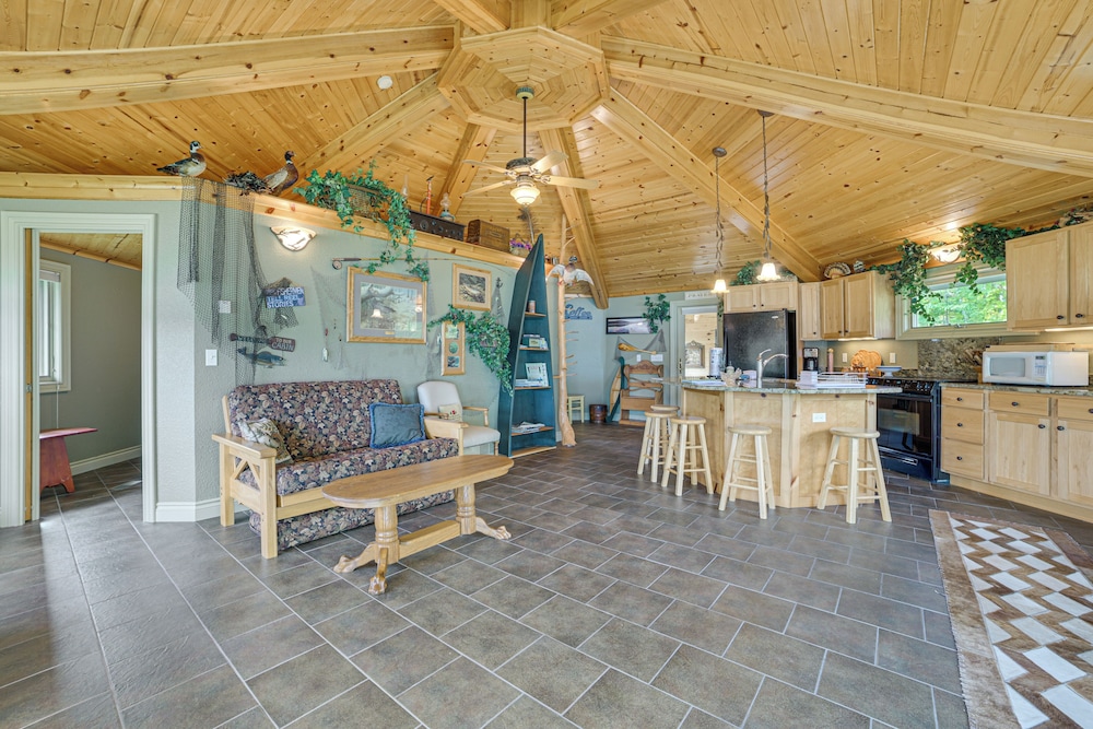 Lakefront Gem w/ Private Dock & Yard in Charlevoix