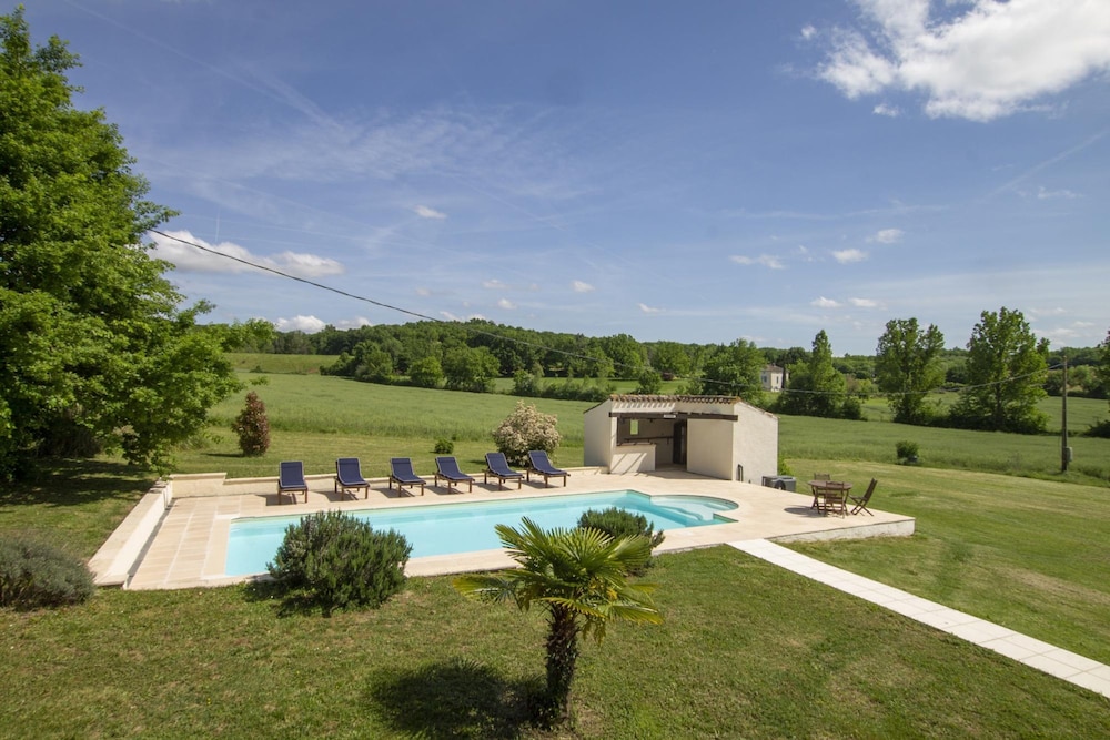 Villa Moundo 10p With Pool Nearby Monflanquin