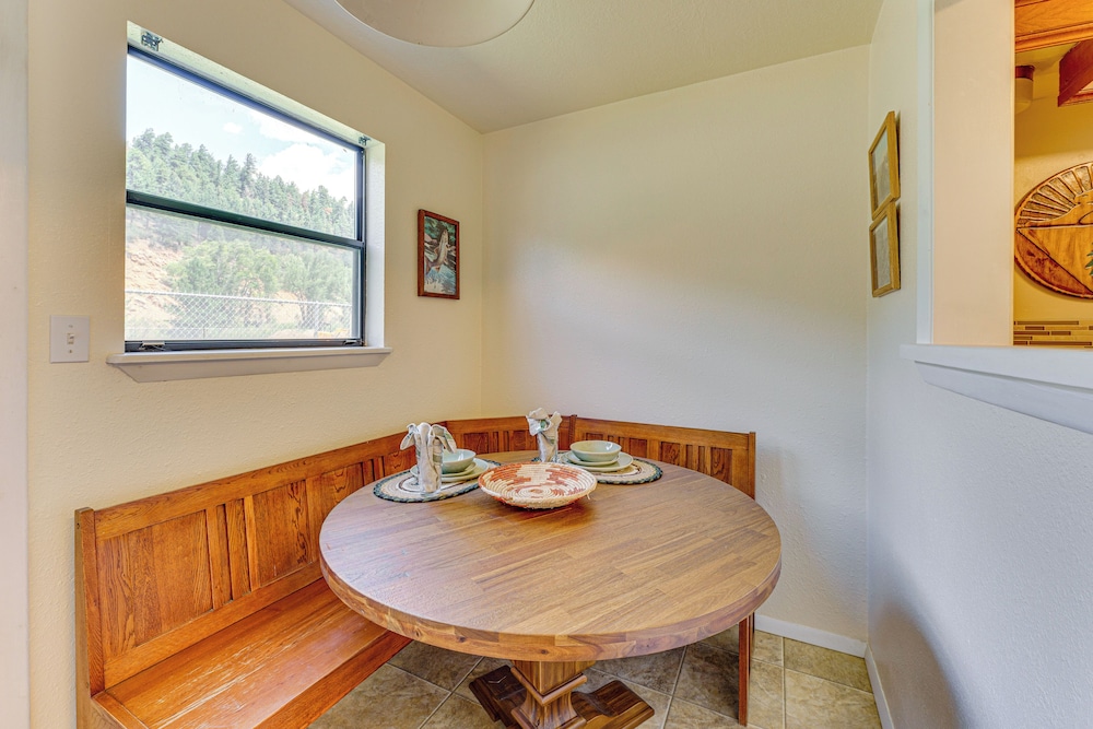 Bike, Hike & Ski: Creek-view Condo in Red River!