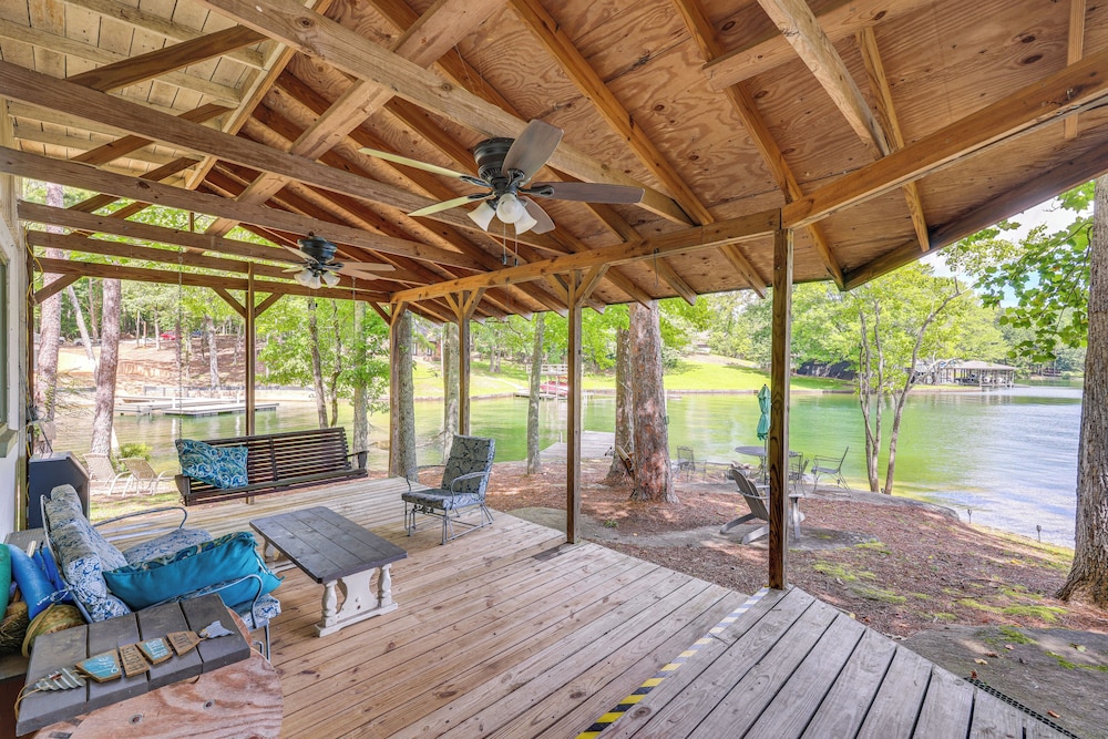 Dock + Stunning Views: Forested Lake Martin Cabin!