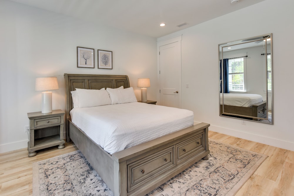 Walk to Pier: Modern PCB Getaway w/ Private Pool!