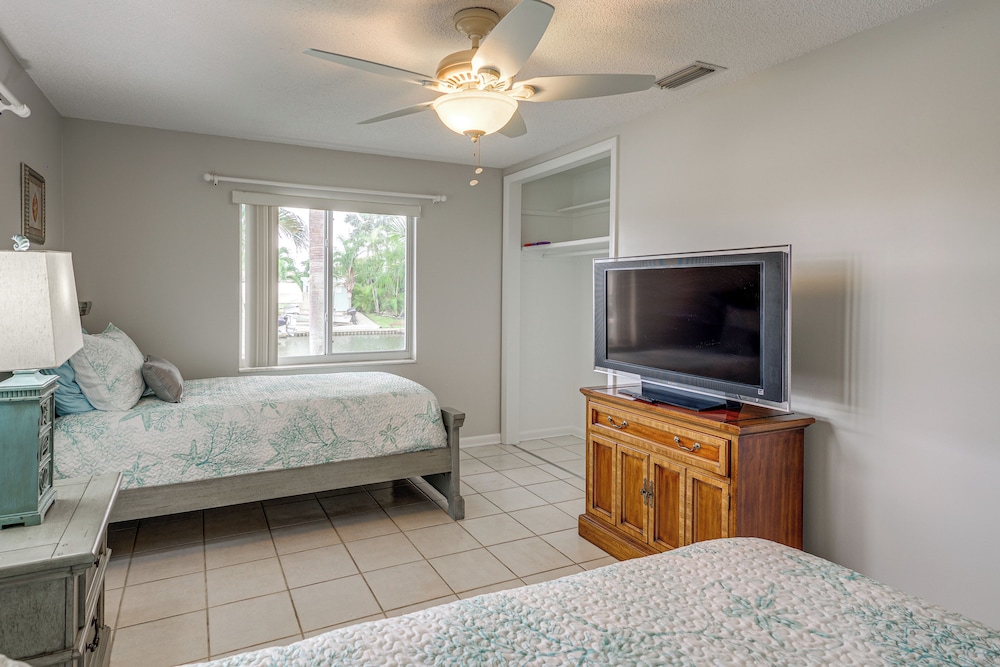 Canal-front Retreat w/ Boat Dock on Merritt Island