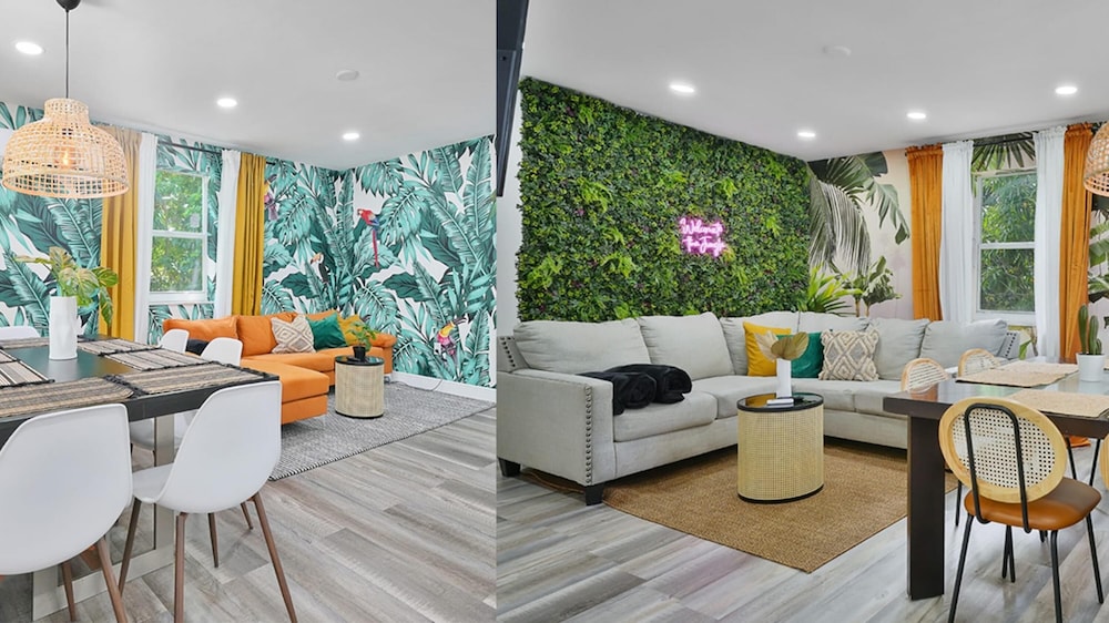 Vacay Spot Wynwood Jungle 2kitchens BBQ Deco Patio