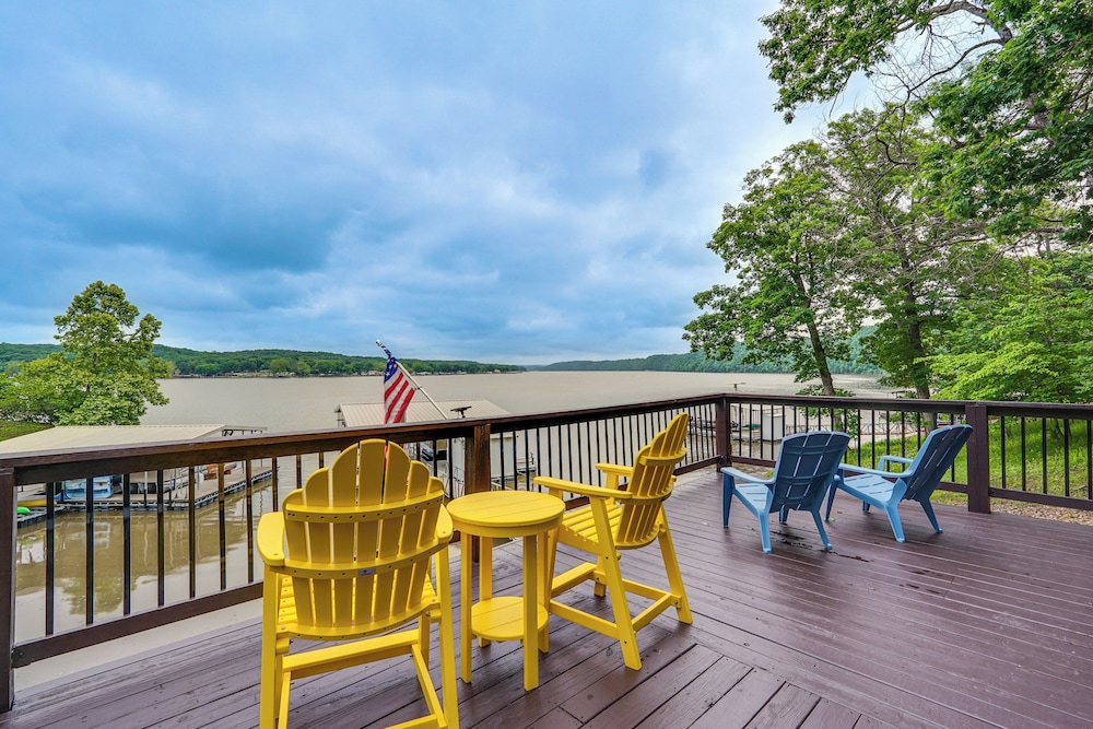 Views & Private Dock: Lake of the Ozarks Retreat!