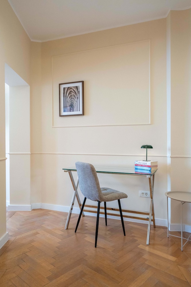 Elegant 3BR Flat Steps From Romanian Athenaeum