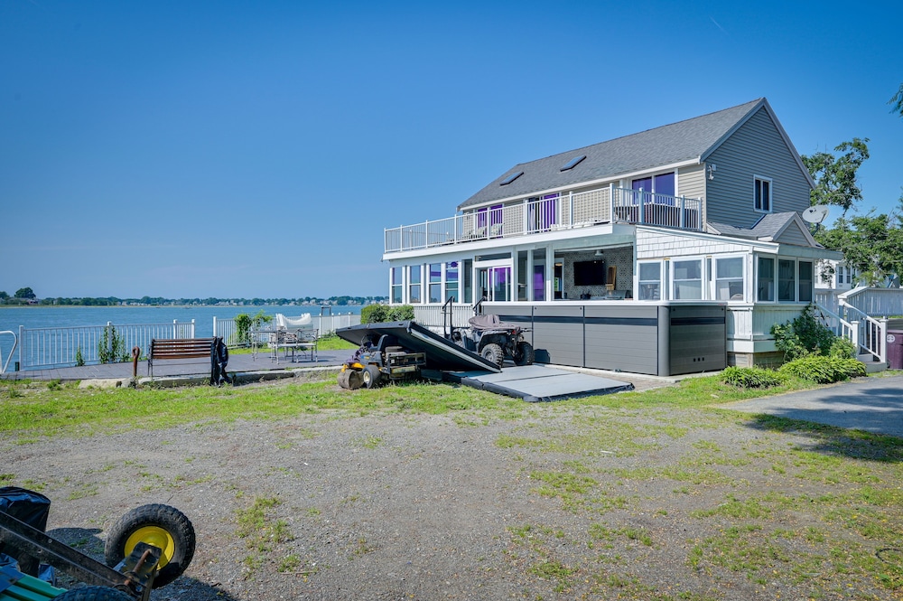 Weymouth Waterfront Getaway w/ Swim Spa & Hot Tub