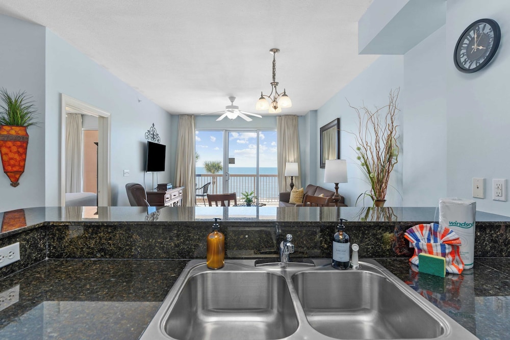 Oceanfront Condo w/ Pool + Pier Park Access Front Beach Retreat by Avantstay