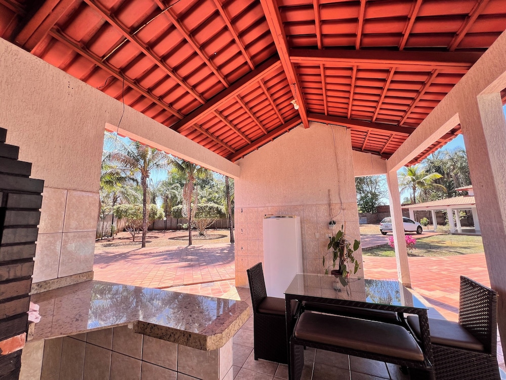 casa com piscina