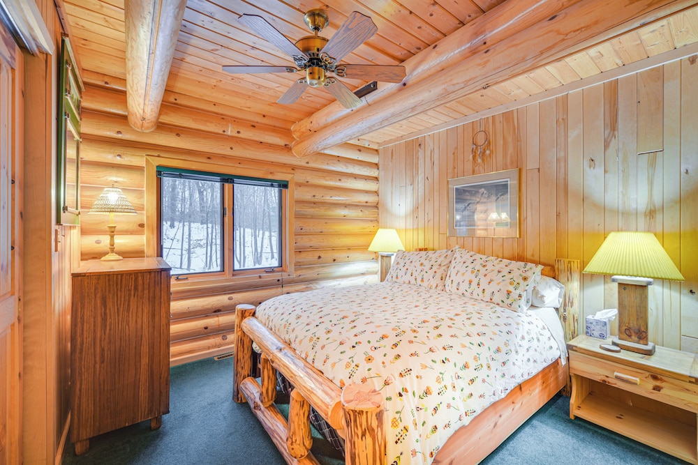 Lakefront Cabin w/ Sauna & Dock in Webster!
