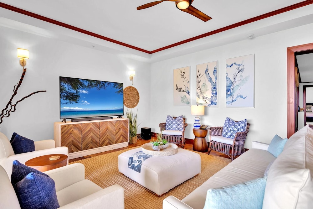 NEW KBM Resorts Free CAR Hale Nalu At Montage Kapalua Bay, Sleeps 10! Oceanfront 3-bedroom Condo With Daily Housekeeping, Spa! Mon-6302