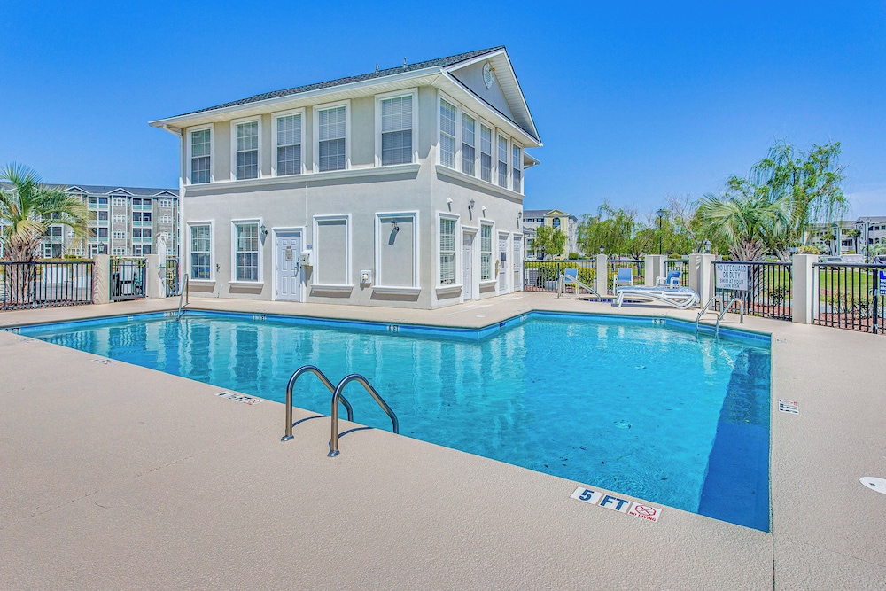 Balcony + Pool Access: Serene Little River Retreat
