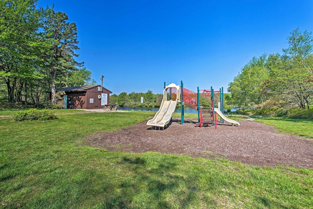 Lake-view Gem w/ Game Room in Long Pond!