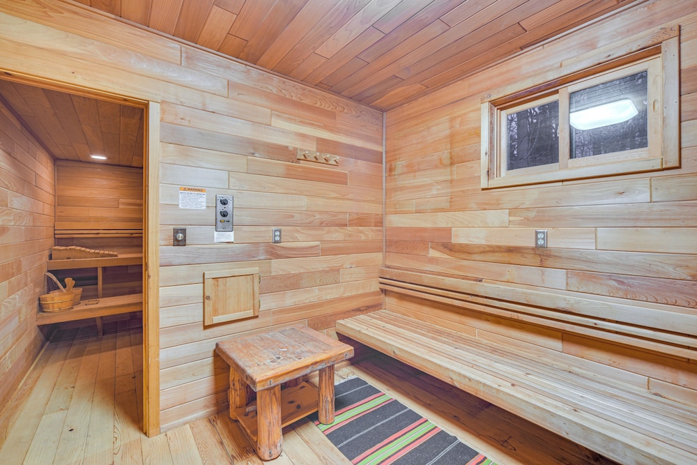 Lakefront Cabin w/ Sauna & Dock in Webster!