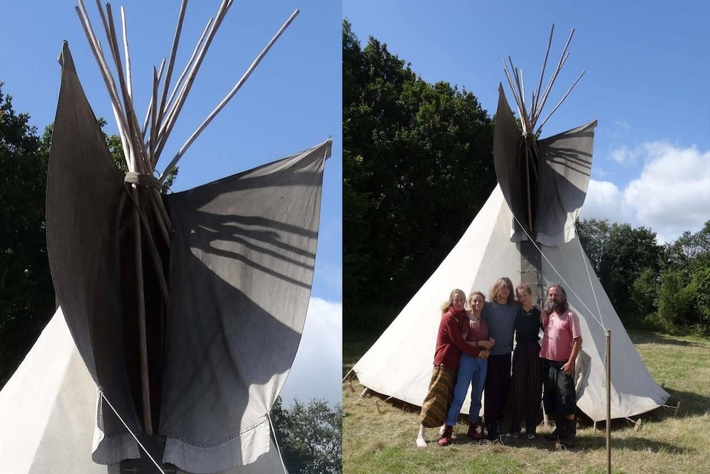 Eco Project Tipi at Permaculture Land view 5