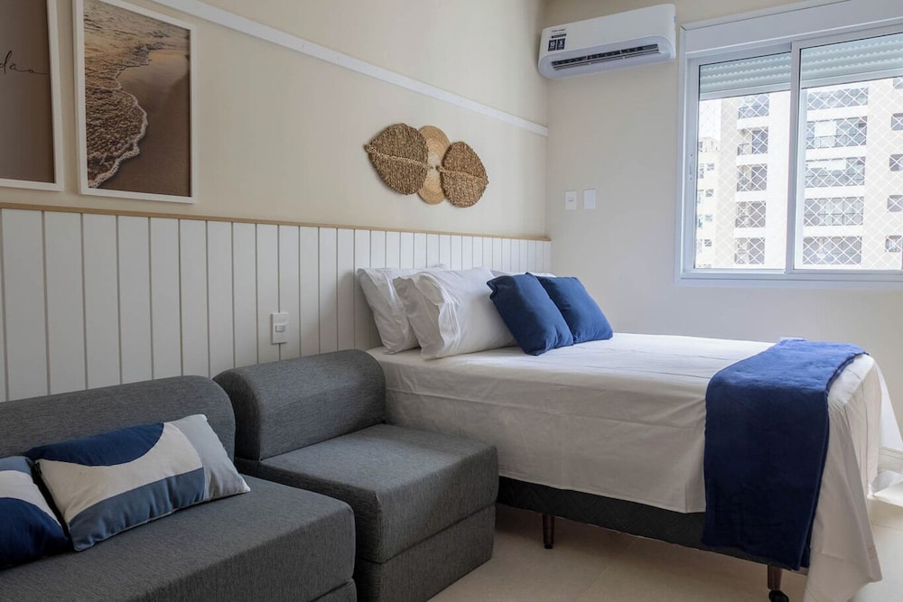 Apartamento Moderno com Wi-fi em Frente a Praia