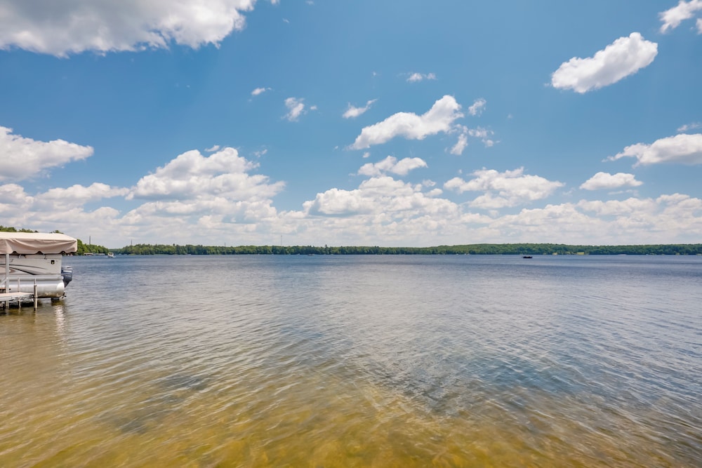 Dock + Views: Wooded Cabin on South Twin Lake