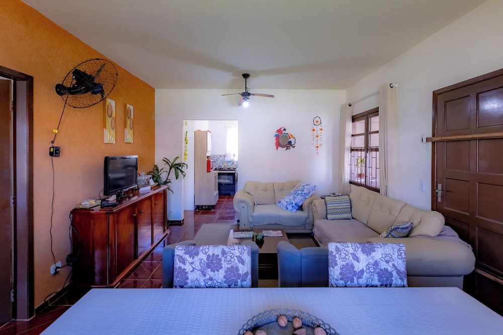 Casa 3 Quartos com Wi-fi Ar e Churrasqueira