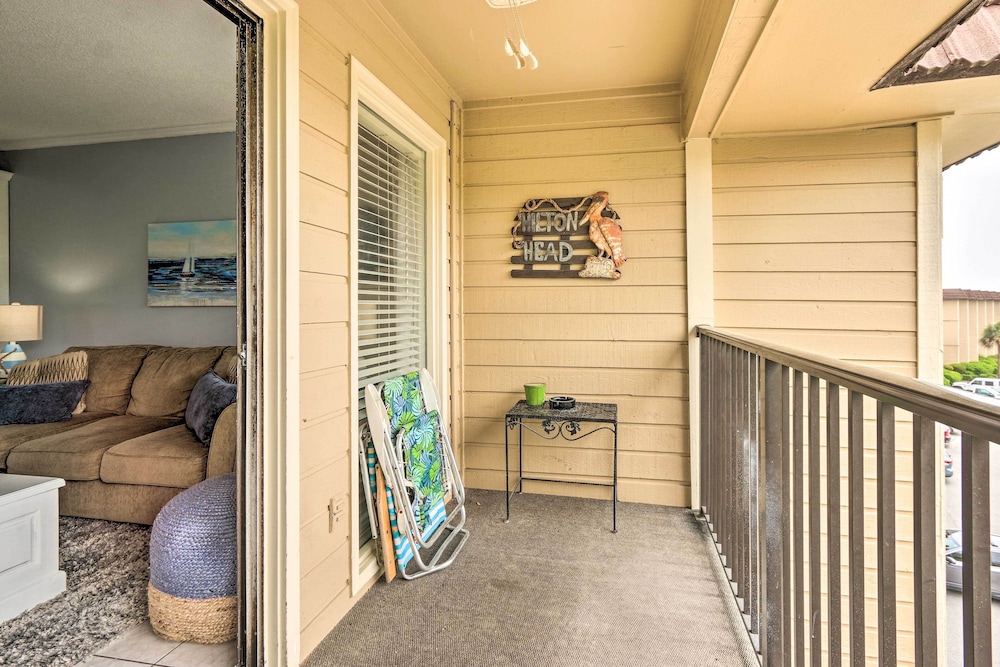 Steps to Beach: Ocean-view Hilton Head Villa! view 5