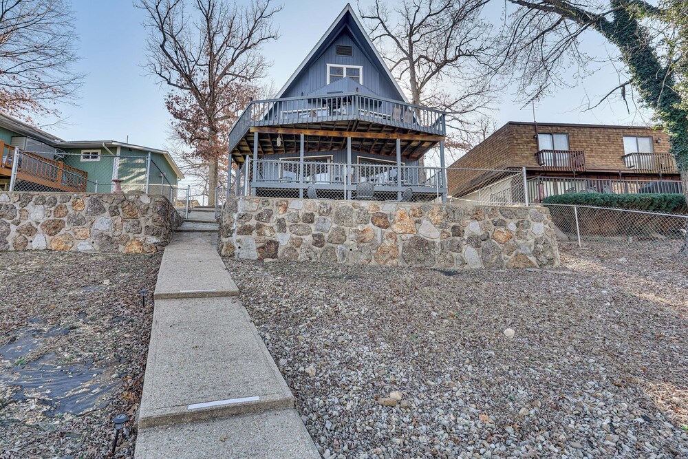 Lakefront Home w/ Dock & Decks in Gravois Mills!