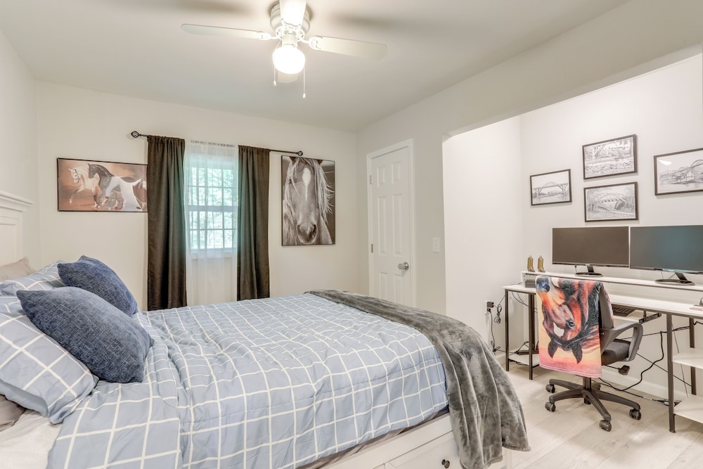 Riverfront Home w/ Porches & Views in Cotter!
